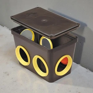 Tuf-Tite Kunststoff 6-Loch Verteilerkasten mit Deckel für Klärgruben - 6HD2 - Bild 1 von 2