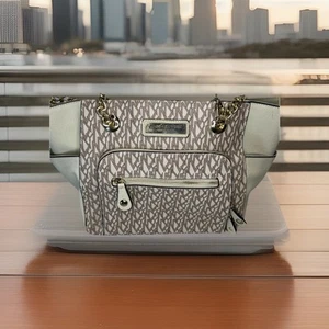 Marc New York Andrew Marc Taupe Leder Schulter Handtasche Geldbeutel Taupe Damen - Bild 1 von 10