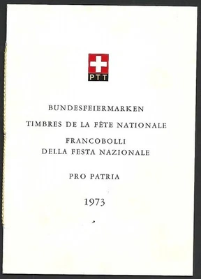 Switzerland 1973 First day Booklet - Image 1 of 3