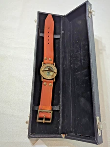 Buddah4all Nautical Brass Sundial/Compass Wristband - Picture 1 of 7