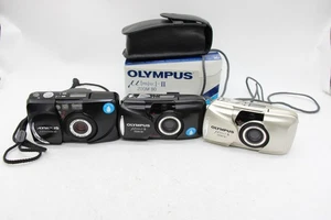 Cx3Vintage Olympus MJU Variant Point & Shoot Film Camera Inc Boxed MJUII Zoom 80 - Picture 1 of 18