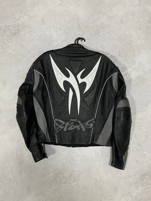 Hein Gericke Pro Sports Leather Big Logo Moto Jscket Zip - Image 1 of 4