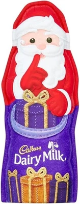 Cadbury Dairy Milk Hollow Chocolate Santa Figure, Christmas Large, 100 grams