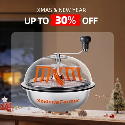 Spider Farmer 13" Bud Leaf Ciotola Trimmer con Lame Seghettate per Idroponica