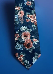 Nueva Corbata Camden Court Floral Rosa Flores EE. UU. - Imagen 1 de 4
