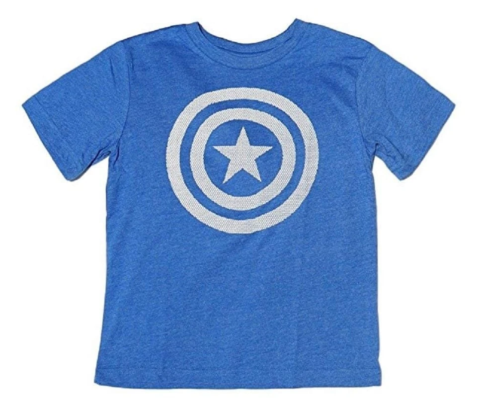 Camiseta Capitán América Marvel Avengers para niños, pequeña 5/6 Foto 1 de 1