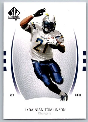 2007 SP Authentic LaDainian Tomlinson San Diego Chargers #51 - Image 1 of 2