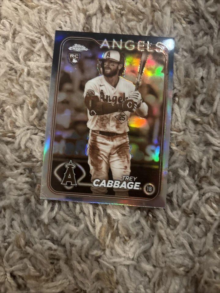 2024 Topps Chrome - Sepia Refractor #226 Trey Cabbage (RC) - Image 1 of 1