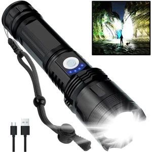 Rechargeable Flashlights High Lumens, 90000 Lumens Super Bright LED Flash Lig... - Picture 1 of 6