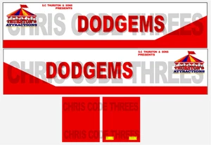 Code 3 Adhesive Vinyl Trailer Decal - Thurston's - 1/50 1/76 1/148 1/87 1/64 - Picture 1 of 1
