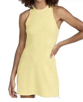 Nuevo Vestido EleVen de Venus Williams Patinador Acanalado S Tenis Pickleball Amarillo Limón Foto 1 de 4