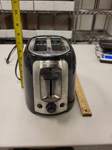 Black Decker Toaster 2 Slice Compact Kitchen Appliance Bread Toaster Oven - Picture 1 of 3