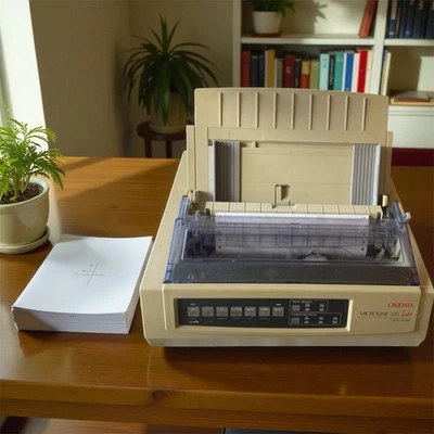 Oki MICROLINE 320 TURBO Standard Dot Matrix Printer - Image 1 of 3