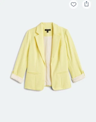 41 Hawthorn Yellow Knit Blazer Jacket XXL NWT - Image 1 of 4