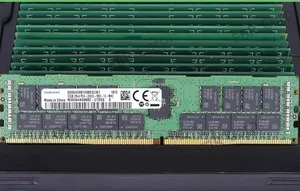 Samsung 32GB PC4-21300V 2Rx4 DDR4-2666 RDIMM, para servidores empresariales - Imagen 1 de 3