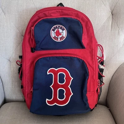 Рюкзак с логотипом бейсбольной команды Главной лиги бейсбола Boston Red Sox 16x12 дюймов - Изображение 1 из 4