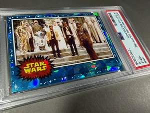 (PSA 9) 2022 Star Wars Sapphire #56, “A Day Of Rejoicing!” - Picture 1 of 3