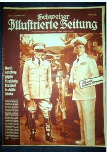 SCHWEIZER ILL ZEIT Krieg Spanien guerre Espagne Zirkus Cirque Clown Billard 1937 - Picture 1 of 1