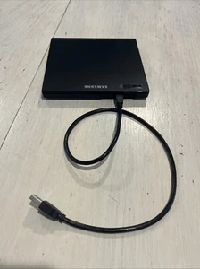 SAMSUNG PORTABLE DVD WRITER  SE-218  EXTERNAL CD & DVD 2014 w/ CABLE - Picture 1 of 14