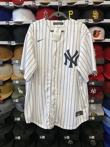 Nike New York Yankees White Home Pinstripe Jersey (Sz 2XL)) Officially Licensed - Picture 1 of 9
