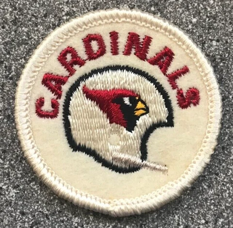 1972-77 ERA ST. LOUIS CARDINALS NFL FOOTBALL VINTAGE 2" ROUND HELMET TEAM PATCH Cover