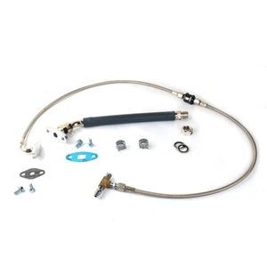 Línea de alimentación y devolución de aceite con filtro para HONDA D15/16 B15/16 con Garrett T3 T4 1/8PT - Imagen 1 de 7
