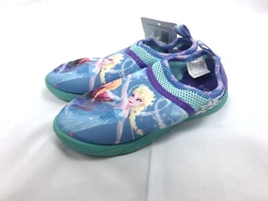 Disney Frozen Elsa Anna Swim Water Shoes Toddler Girl Child Size 5/6 - Picture 1 of 5