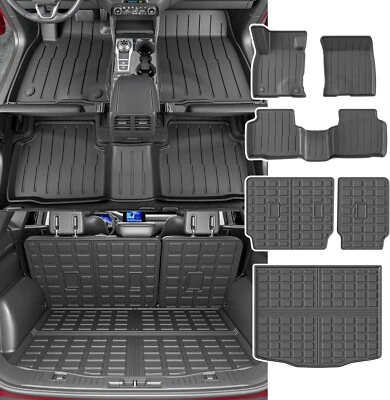 For 2020-2025 Ford Escape Fuel Floor Mats Trunk Mats Cargo Liners Backrest mat - Image 1 of 4