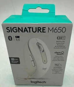 Logitech Signature M650 Wireless Optical Mouse with Silent Clicks Off White - Picture 1 of 5