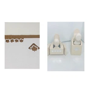 Set 2 Martha Stewart Craft Paper Puncher Leaves Edging Autumn Fall Card Edge - Picture 1 of 8