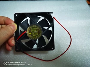 1 PIEZA Ventilador Yate Loon D80sm-24 24V 0.14A 80*80*25 mm 2 pines #HQ9 YD - Imagen 1 de 4