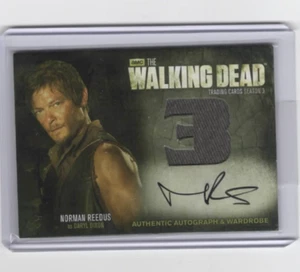 WALKING DEAD SEASON 3 PT 2 DARYL DIXON AUTOGRAPH/MEMORABILIA CARD #AM10 SP/HTF! - Picture 1 of 2