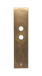 1900s Art Deco Bronze Elevator Plate - Picture 1 of 3