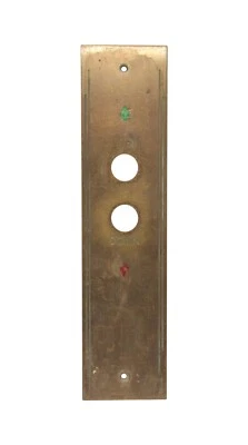 20 世纪艺术装饰青铜电梯盘 — 第 1/3 张图片