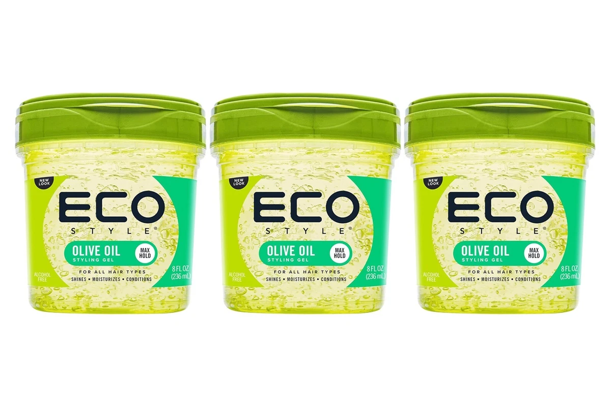 3 PK Eco Style Gel Olive Oil Styling 8oz | eBay
