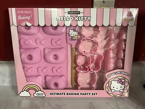 Hello Kitty Baking Party Set Make Donuts and Cookies New - Picture 1 of 4