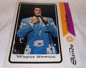 Vintage Sands Casino Menu Wayne Newton, Early 1970s, Copa Room, Las Vegas - Picture 1 of 10