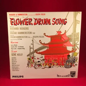 ORIGINAL CAST RECORDING Flower Drum Song 1958 UK Vinyl LP STEREO Miyoshi Umeki - Picture 1 of 3