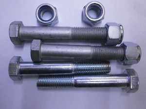 Pernos y tuercas Nyloc M16 x 100 mm cantidad 4 - Imagen 1 de 4