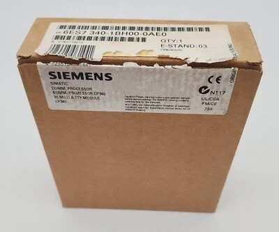 Siemens 6ES7340-1BH00-0AE0 CP 340 MOD 6ES73401BH000AE0 (VER-03) *NDA DISPONIBLE* Foto 1 de 3