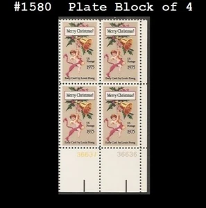 USA3 #1580 MNH PB4 Christmas Card - Bild 1 von 1