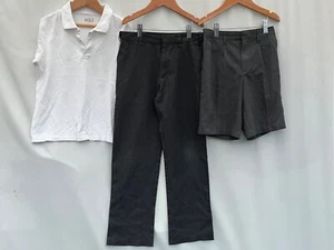 Boys bundle school uniform shorts trousers polo shirt age 8/9 M&S George - Picture 1 of 7