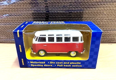 MAISTO ROAD & TRACK POWER RACER VW BUS ROJO Y BLANCO NUEVO EN CAJA Foto 1 de 4