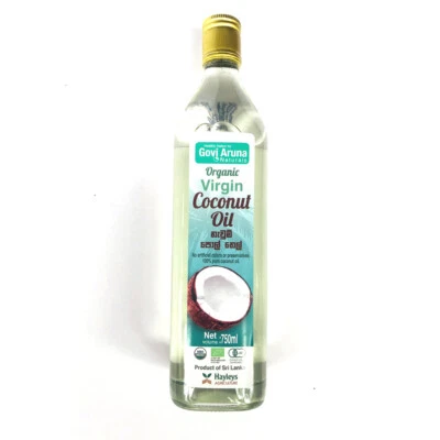 Govi Aruna Organic Virgin Coconut oil 750ml from Sri Lanka - Image 1 of 4