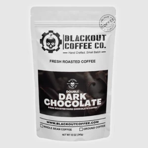 Café Blackout Doble Sabor Chocolate Oscuro - Café Molido - 12oz - Imagen 1 de 4