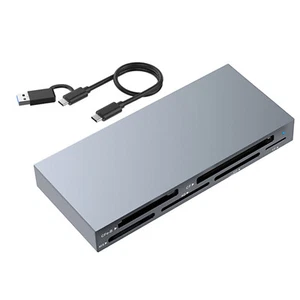 Alloy 6in1 USB 3.2 Gen2 10Gbps CFexpress Type B/CF/MS/XD/SD/TF Multi Card Reader - Picture 1 of 12