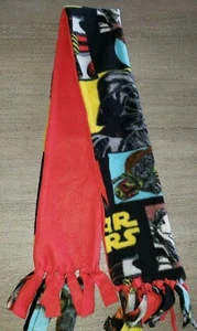 boys DOUBLE THICK FLEECE WINTER SCARF 48 inches STAR WARS thick soft warm! - Picture 1 of 1