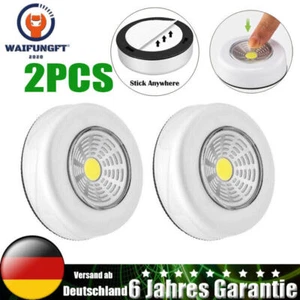 12V 3W LED Batterie Klebeleuchte COB Unterbauleuchte für Küche Schrank Regale DE - Bild 1 von 10