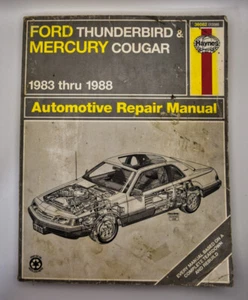 Repair Manual Haynes 36082 Ford Thunderbird & Mercury Cougar 1983 - 1988 - Picture 1 of 7