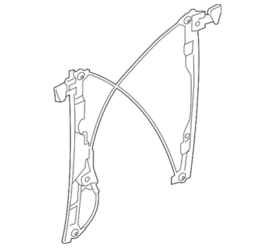 Genuine Nissan Quest 04-09 Front Passenger Window Regulator 80720-5Z000 NEW OEM - Image 1 of 2